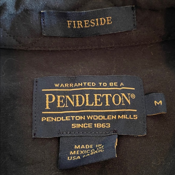 Pendleton Fireside 100% virgin wool shirt in Murphy Tartan Size Medium - Picture 4 of 14